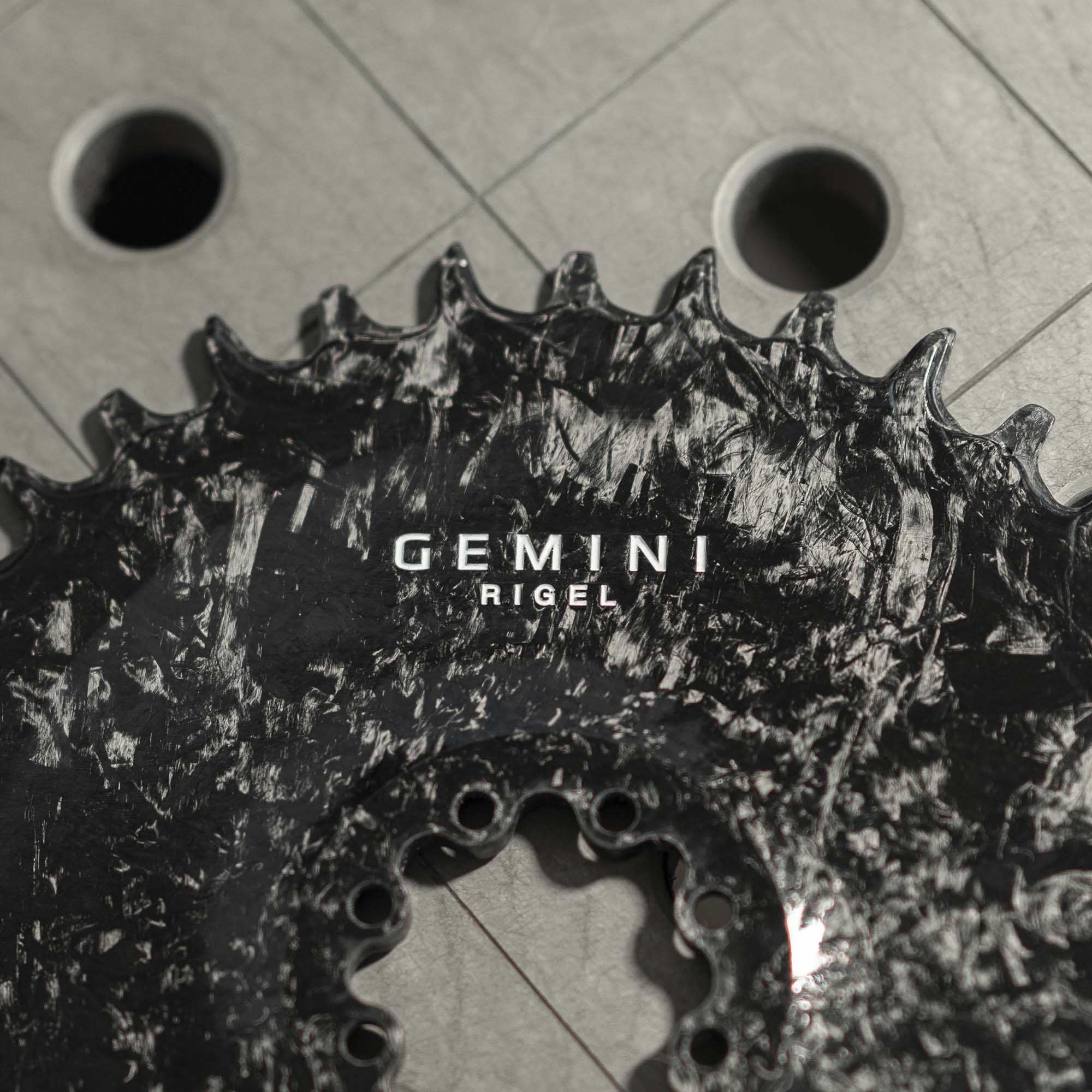 RIGEL - Plato de carbono Direct Mount carretera y gravel SRAM 8 tornillos