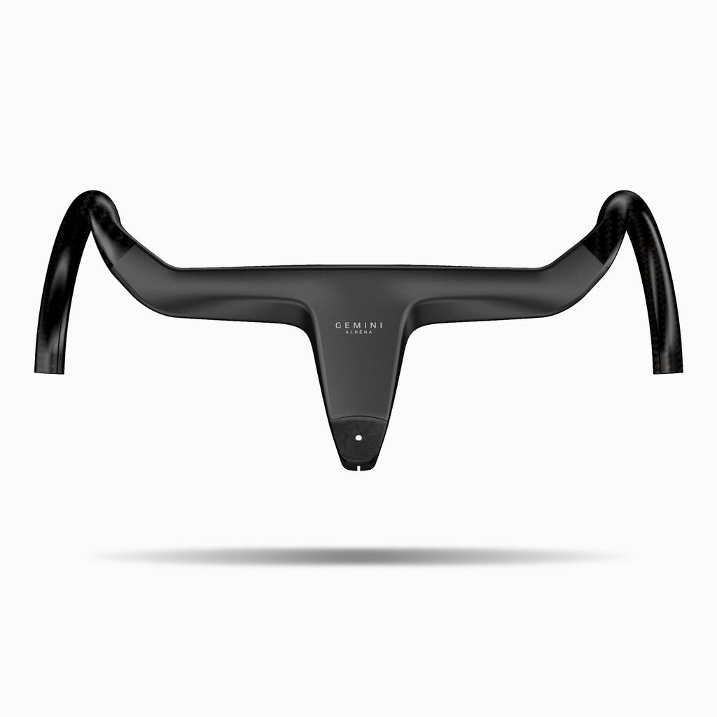 Manillar integrado de carbono para gravel Älhena vista superior