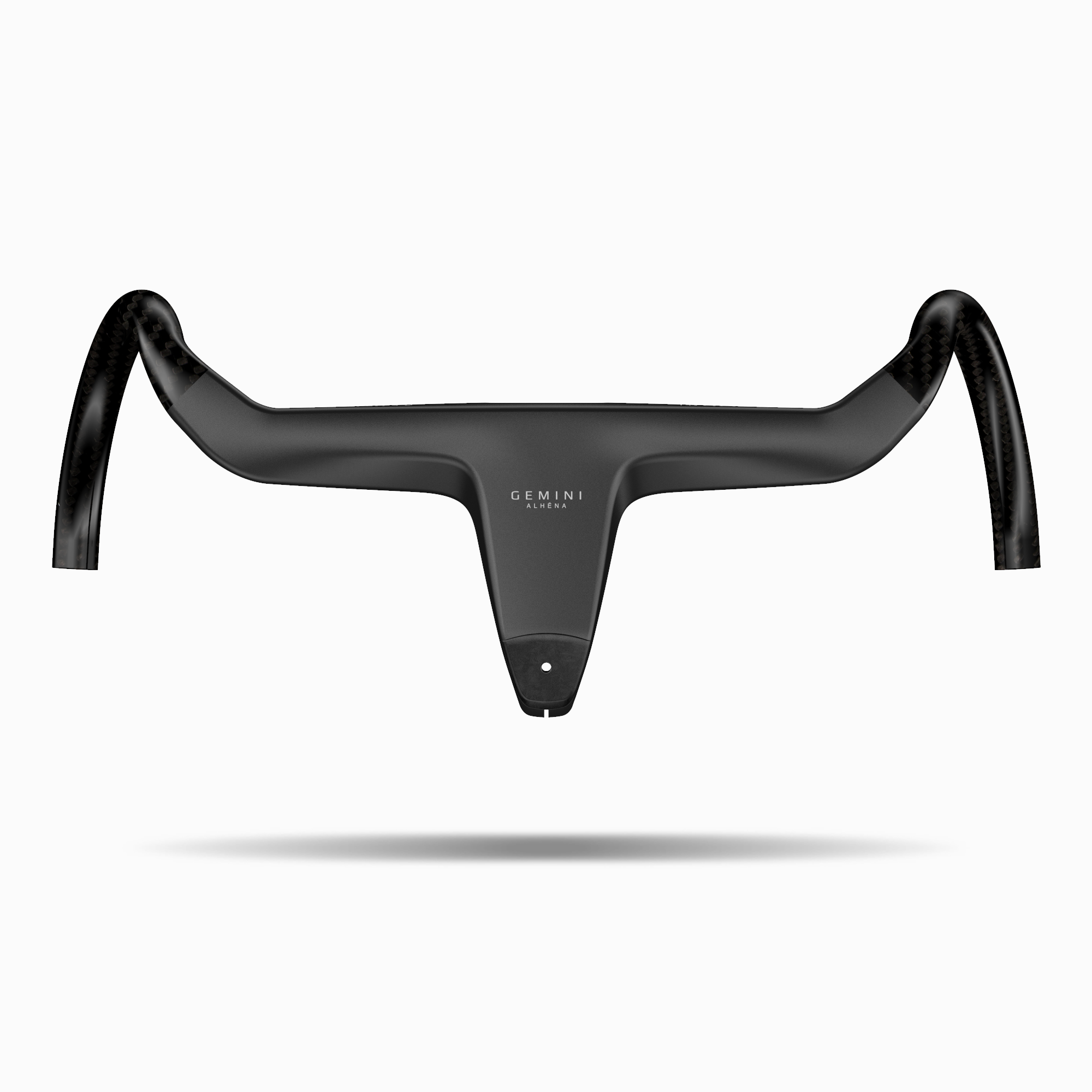 Manillar integrado de carbono para gravel Älhena vista superior