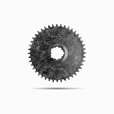 RIGEL - Plato de carbono Direct Mount carretera y gravel SRAM 3 tornillos