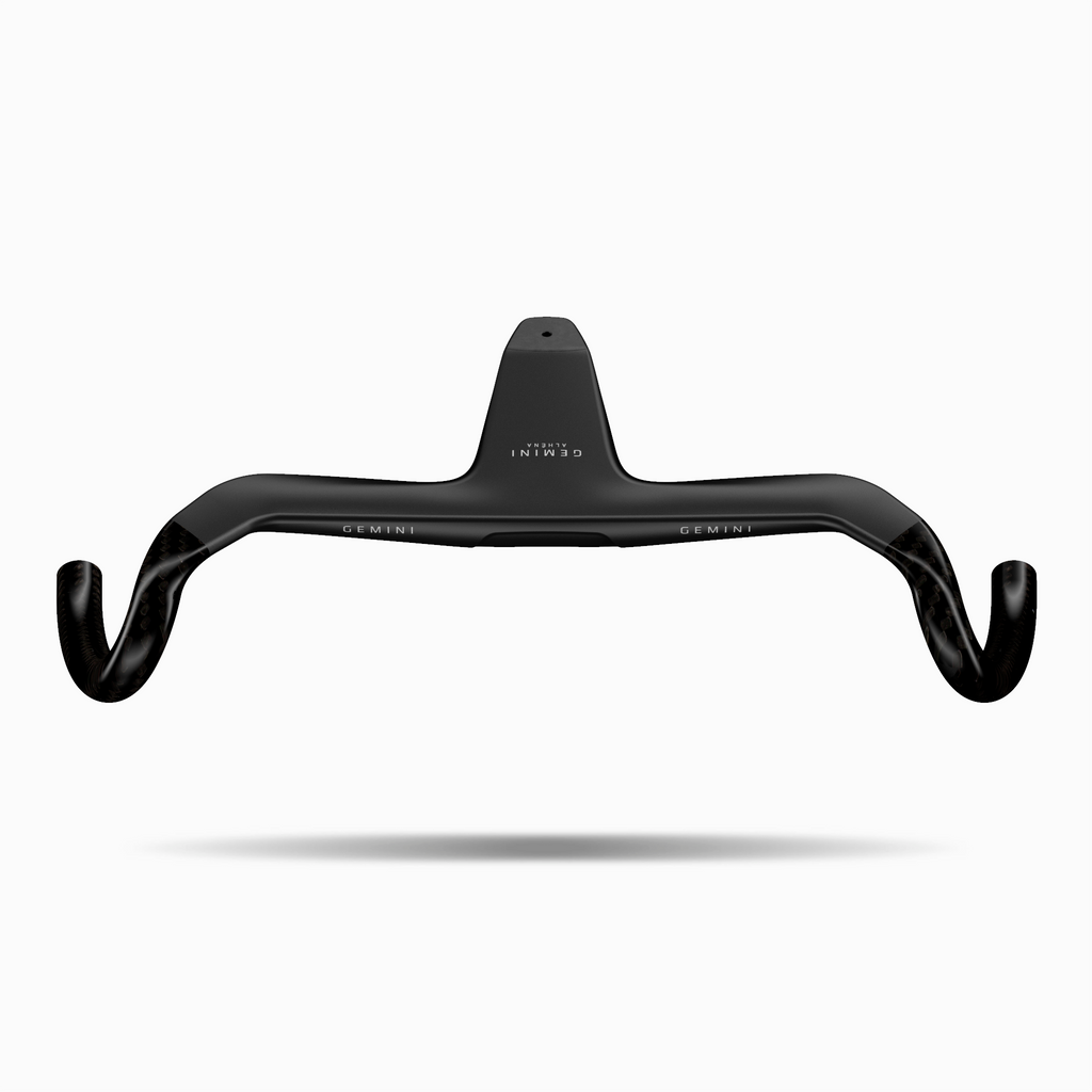 Manillar integrado de carbono para gravel Älhena vista frontal