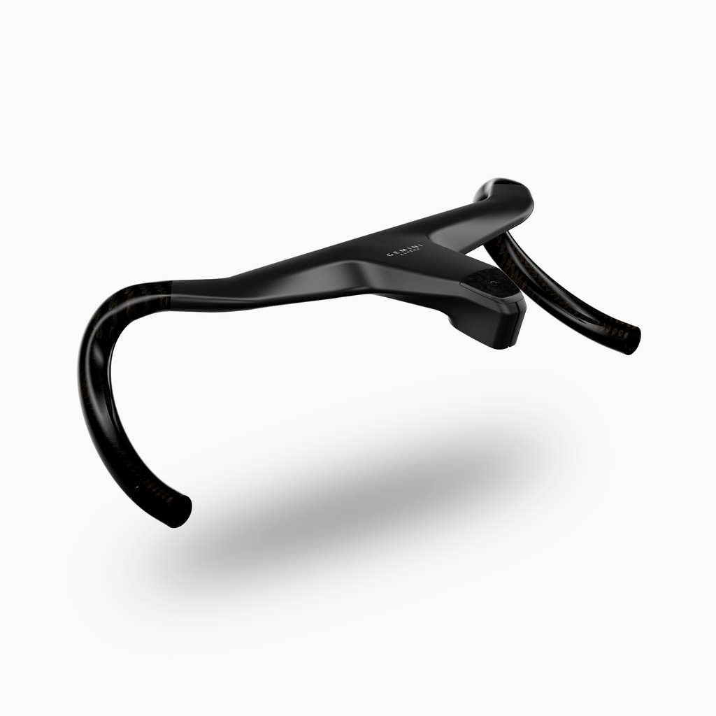 Manillar integrado de carbono para gravel Älhena vista trasera