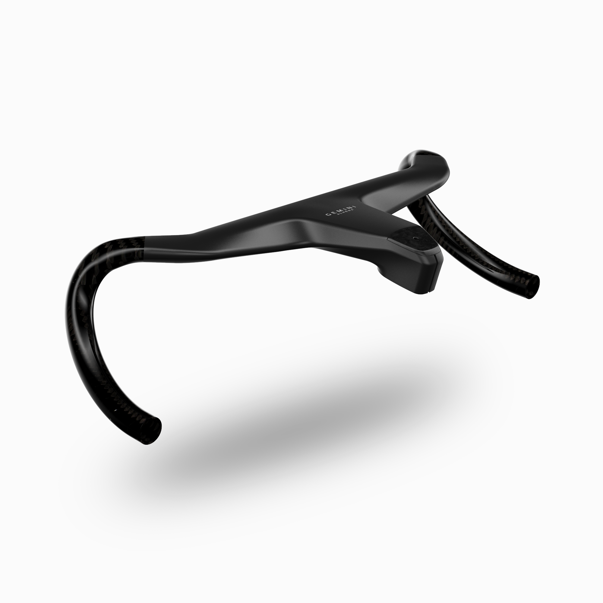 Manillar integrado de carbono para gravel Älhena vista trasera